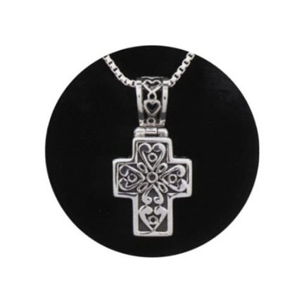 Silver Filigree Cross Pendnant